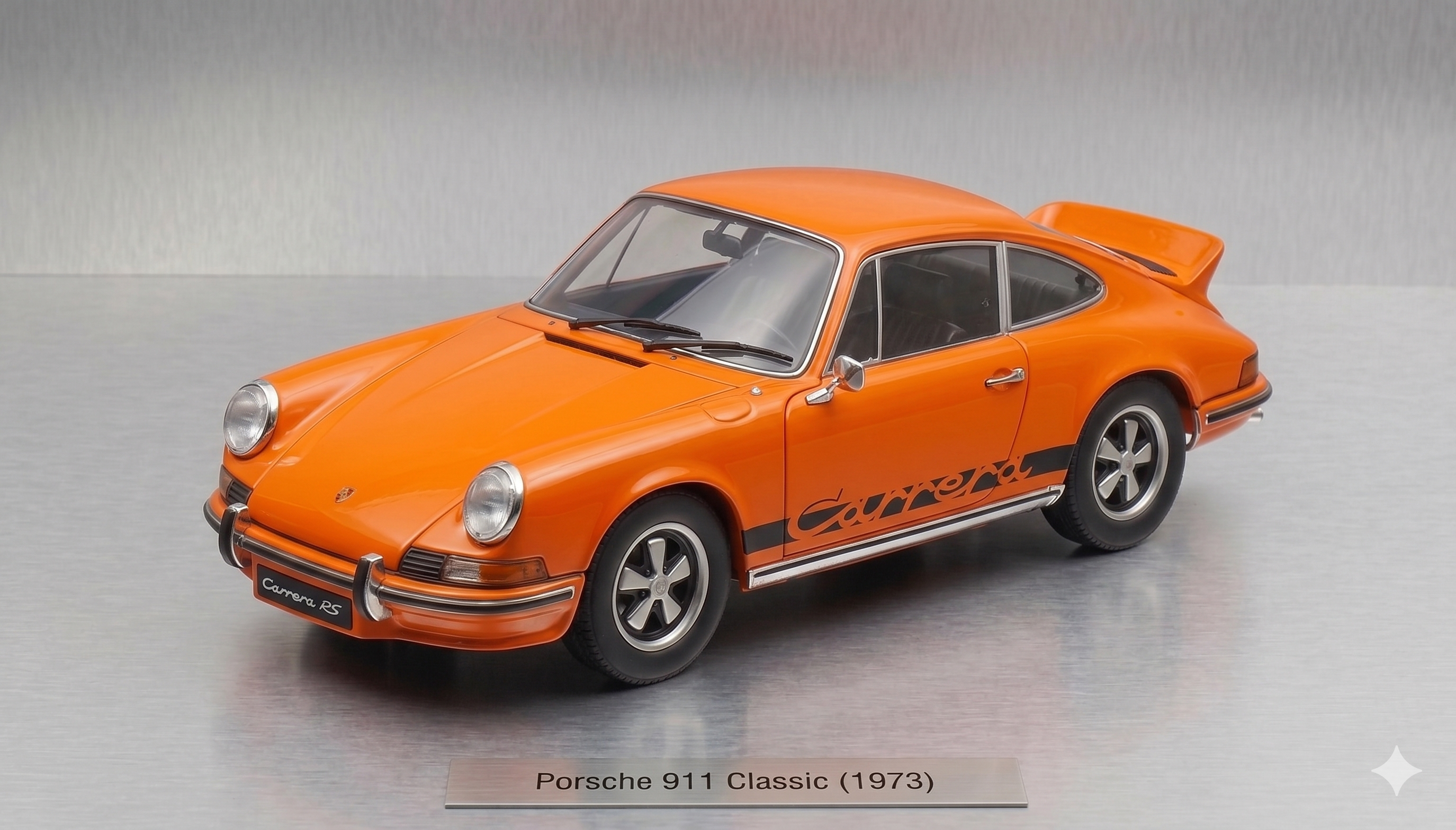 Classic 911 (1973) Diecast Model — Signal Orange